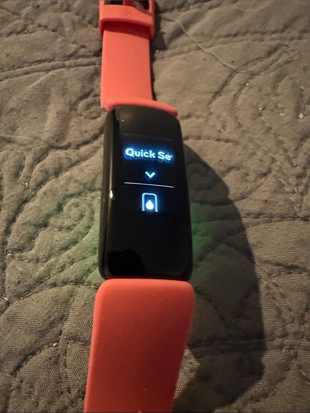 Fitbit Inspire 2 Coral Pink Silicone Band Activity Tracker
